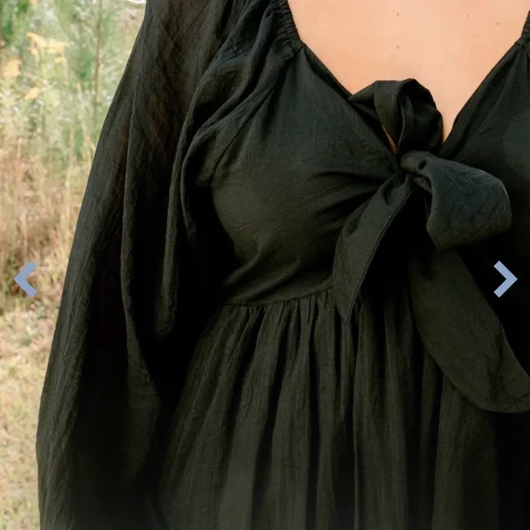 Chic Soul Black Long Sleeve Dress - Picture 2 of 4